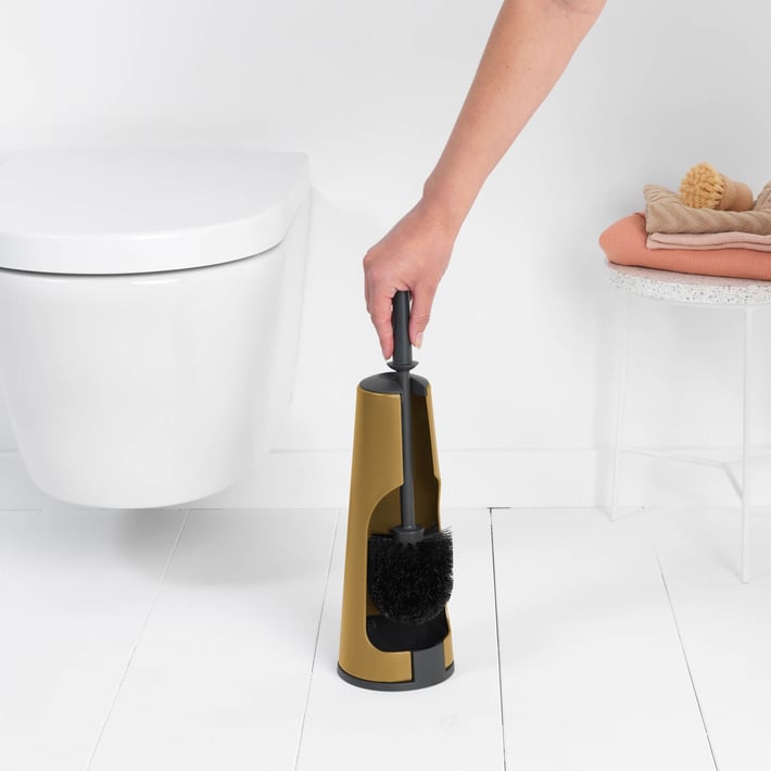 Perie de toaletă Brabantia ReNew Warm Gold