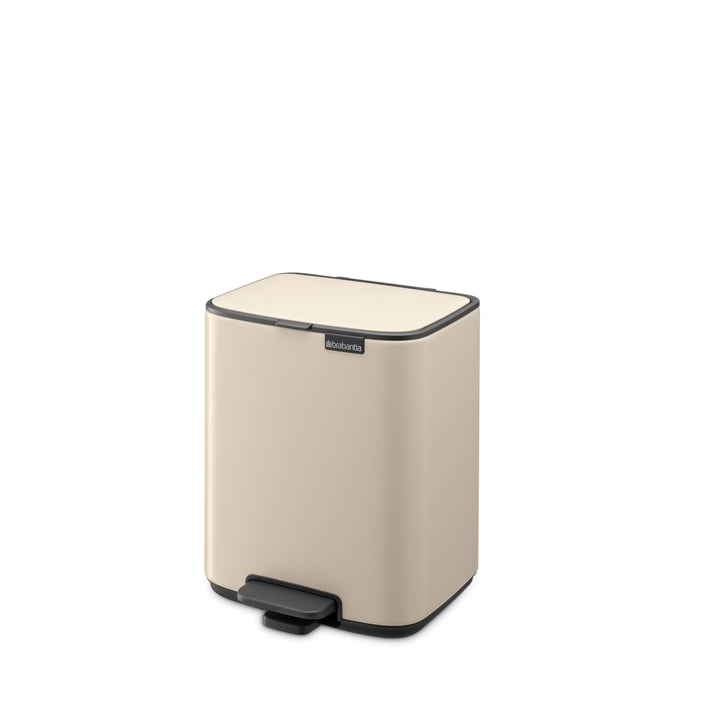Coș de gunoi Brabantia Bo Pedal 7L, Soft Beige