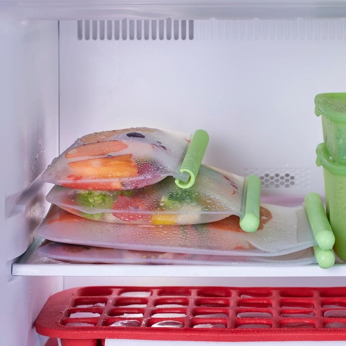 Торбичка за съхранение и замразяване Lekue 21.5xH18.5cm, силиконова