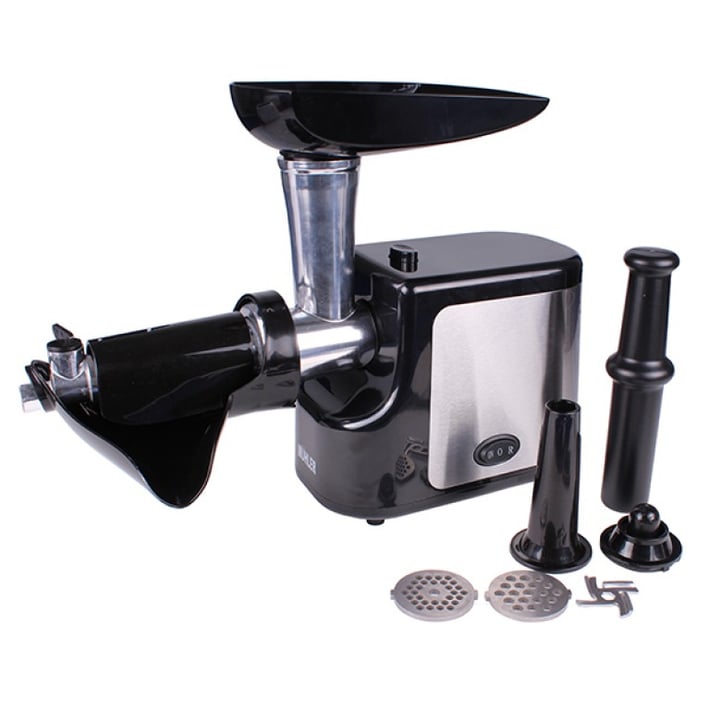 Месомелачка електрическа Muhler MG-603S N, приставка за домати, черен