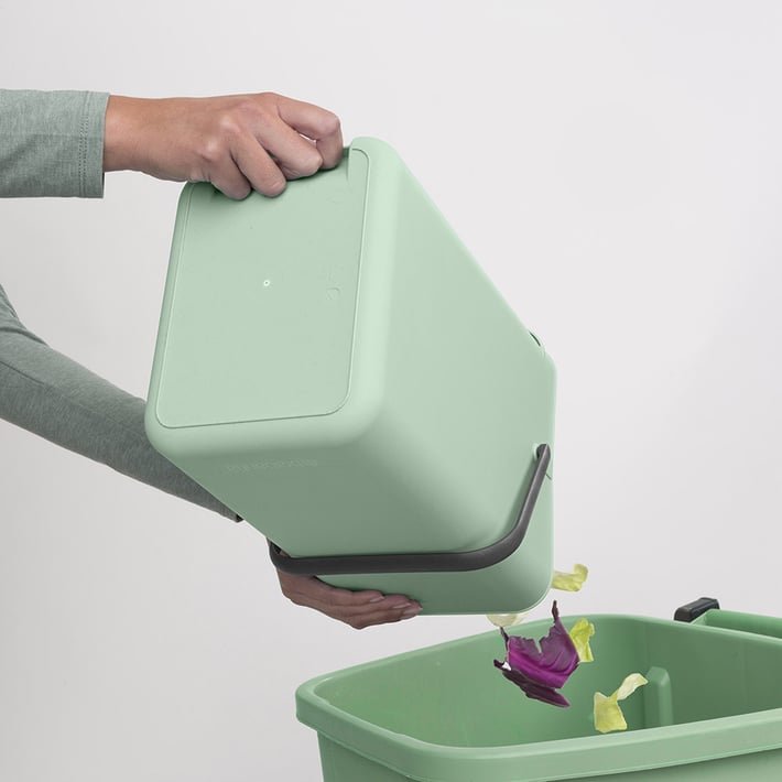 Кош за смет за разделно събиране Brabantia Sort&Go 12L, Jade Green