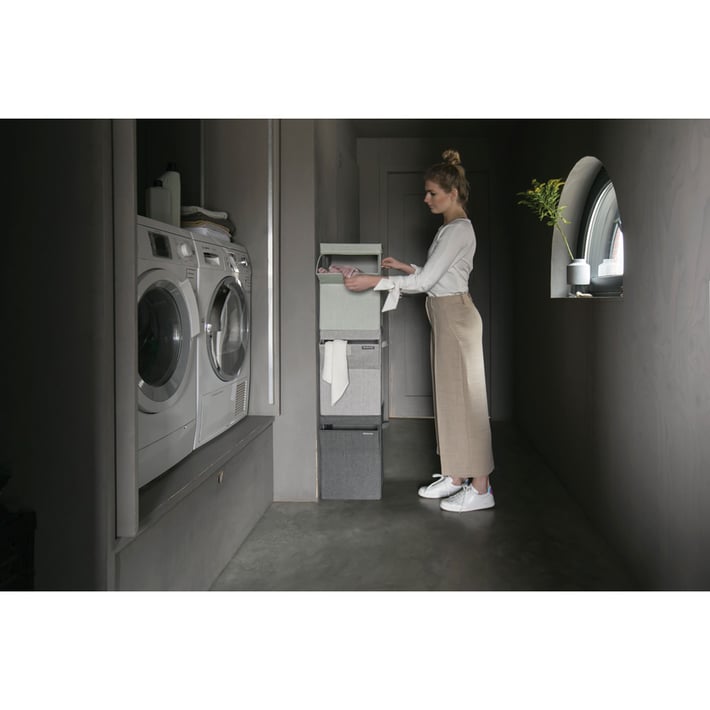 Кутия за пране Brabantia Stackable 35L, Grey