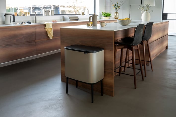 Кош за смет Brabantia Bo Touch 36L, Metallic Gold