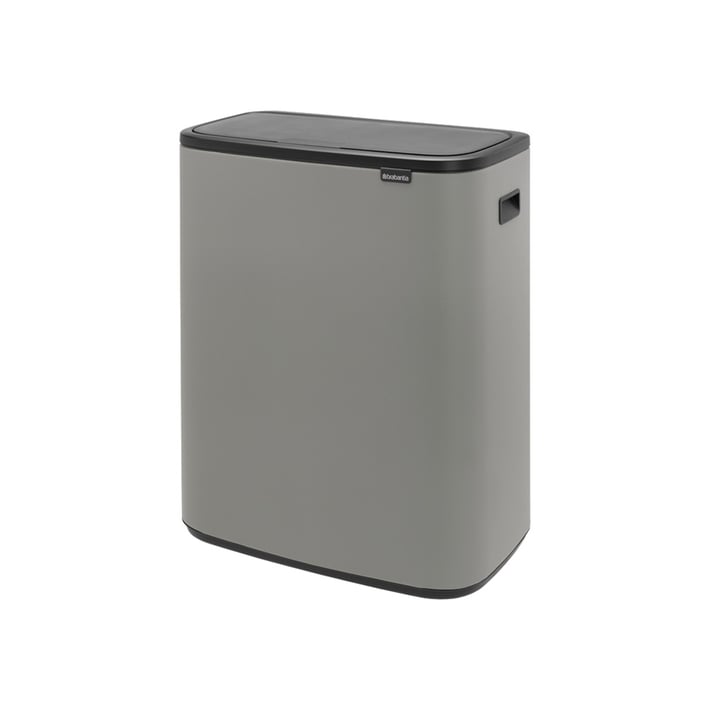 Кош за смет Brabantia Bo Touch 60L, Mineral Concrete Grey