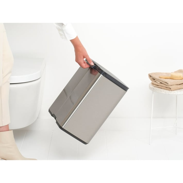 Кош за смет Brabantia Bo Small 12L, Matt Steel Fingerprint Proof