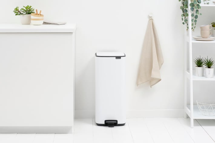 Coș de gunoi Brabantia Bo Pedal 30L, White