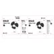 Вентилатор настолен 12'' Muhler FM-12, 30W, 3 перки