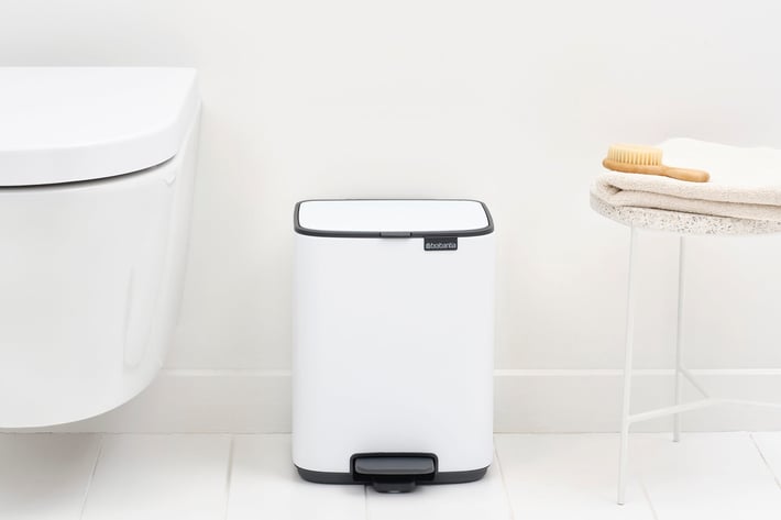 Coș de gunoi Brabantia Bo Pedal 7L, White