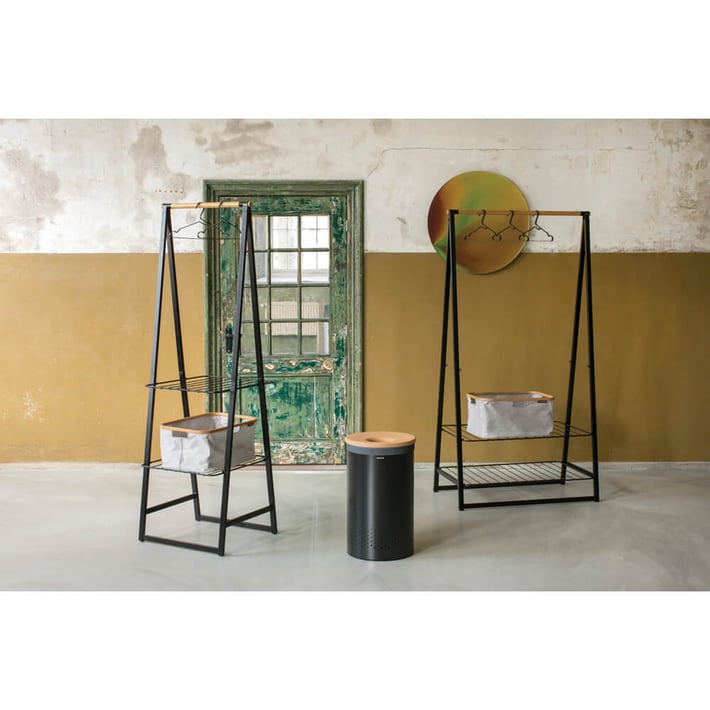 Многофункционална мебел Brabantia Linn Black, компактна