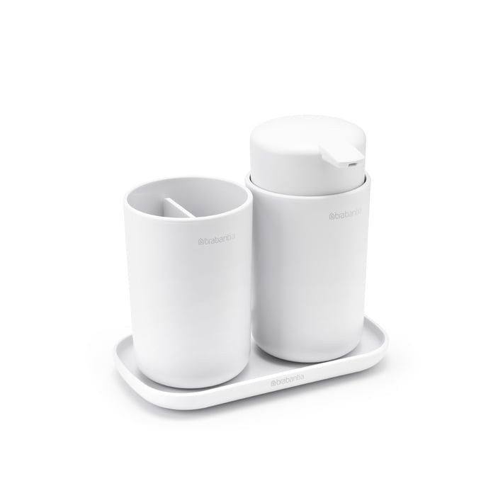 Комплект аксесоари за баня Brabantia ReNew White 3 части