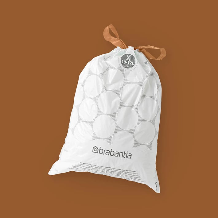 Торба за кош Brabantia PerfectFit NewIcon/Bo размер X, 10-12L, 40 броя, пакет