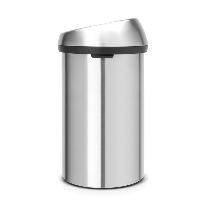 Кош за смет Brabantia Touch Bin 60L, Matt Steel Fingerprint Proof
