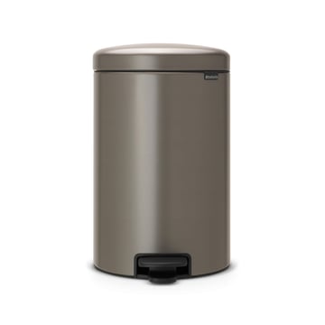 Coș de gunoi cu pedală Brabantia NewIcon 20L, Platinum