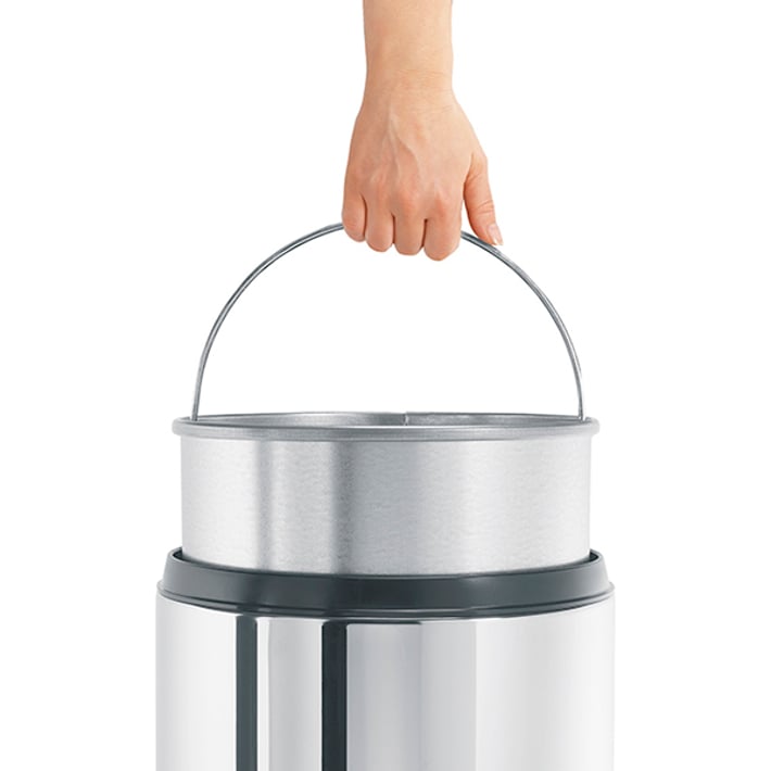 Кош за смет Brabantia Flame Guard 30L, Brilliant Steel