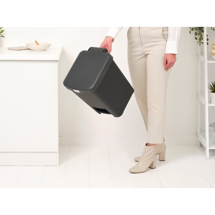 Кош за смет с педал Brabantia StepUp 25L, Dark Grey