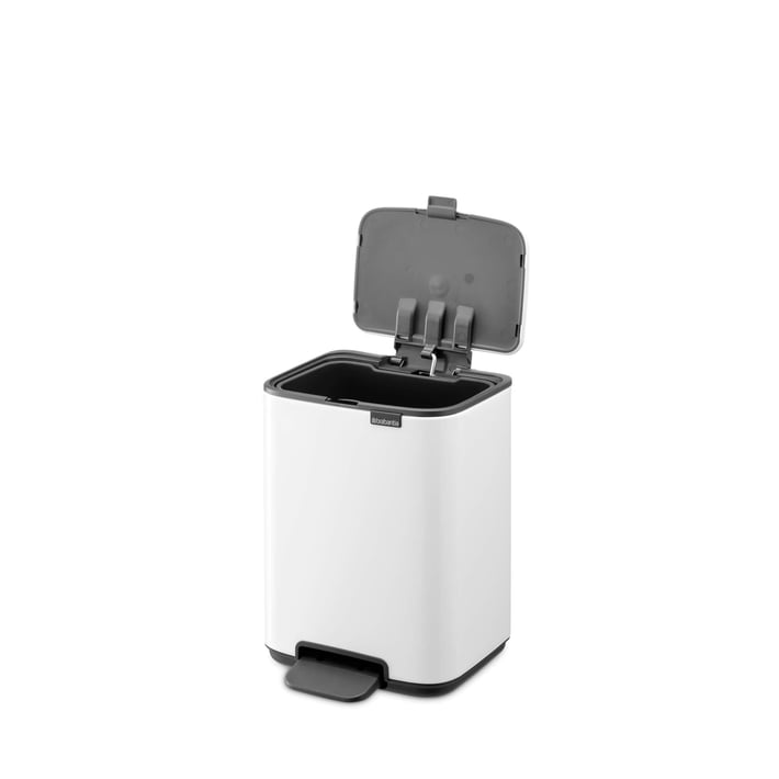 Coș de gunoi Brabantia Bo Pedal 4L, White