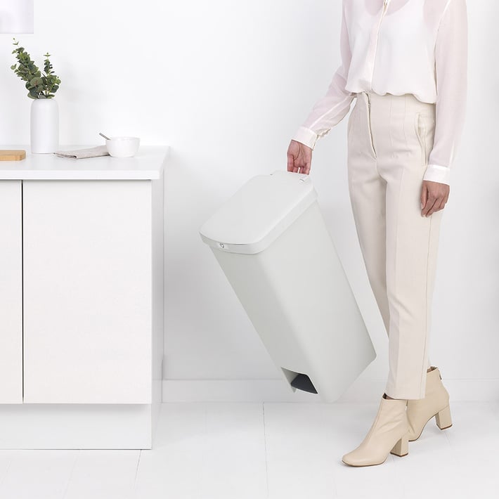 Кош за смет с педал Brabantia StepUp 40L, Light Grey