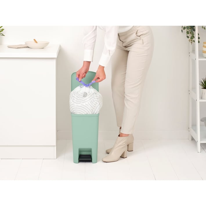 Кош за смет с педал Brabantia StepUp 16L, Jade Green