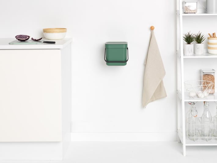 Кош за смет за разделно събиране Brabantia Sort&Go 6L, Fir Green