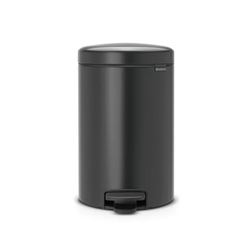 Coș de gunoi cu pedală Brabantia NewIcon 12L, Confident Grey