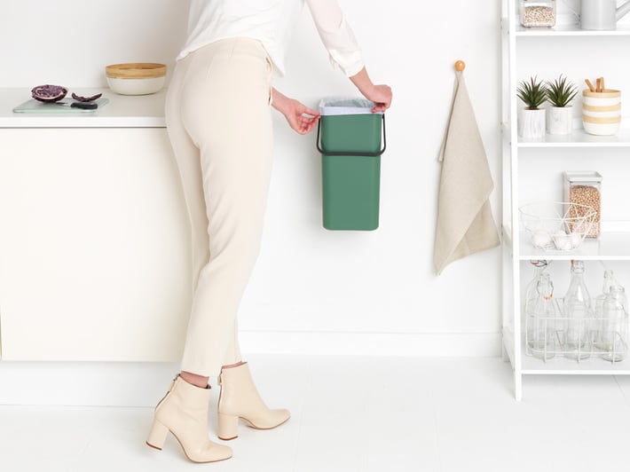 Кош за смет за разделно събиране Brabantia Sort&Go 16L, Fir Green
