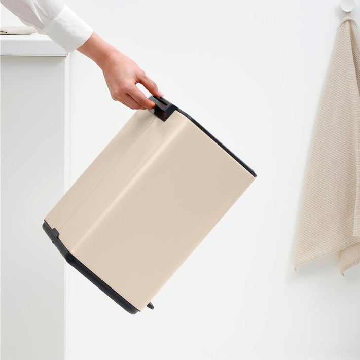 Coș de gunoi Brabantia Bo Pedal 12L, Soft Beige