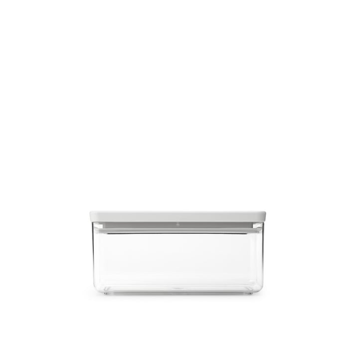 Кутия за съхранение на продукти Brabantia Tasty+ Stackable 1.5L, Light Grey