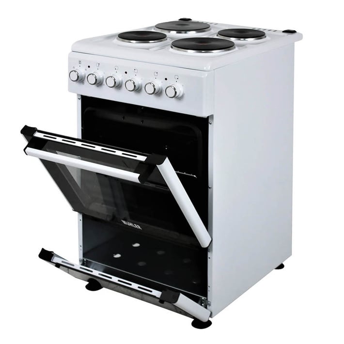 Промо-комплект Голяма готварска печка Muhler ELC-R501E 4E + комплект от 4 тави за печене Luigi Ferrero серия Ema