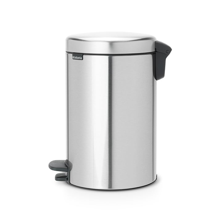 Кош за смет с педал Brabantia NewIcon 12L, Matt Steel Fingerprint Proof
