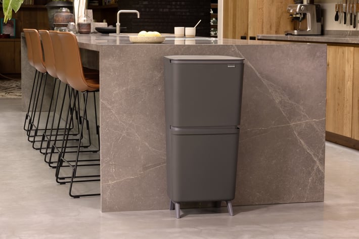 Recycle Bin Brabantia SortUp Hi 20+10+10L, Soft Beige