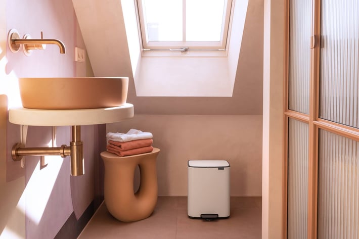 Coș de gunoi Brabantia Bo Pedal 12L, White