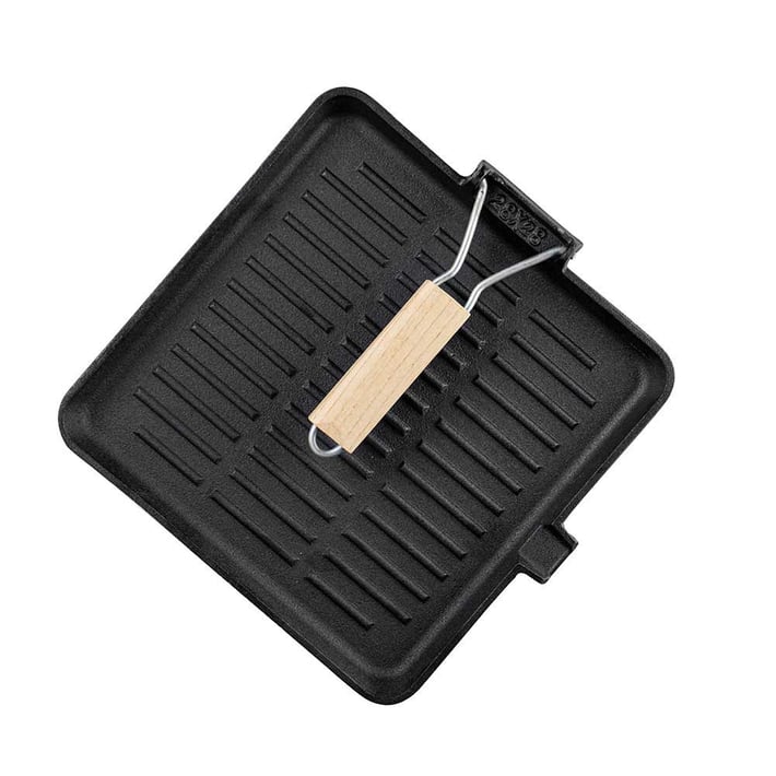 Тиган грил Muhler Tika MR-2826CI NEW 28x28cm, чугун