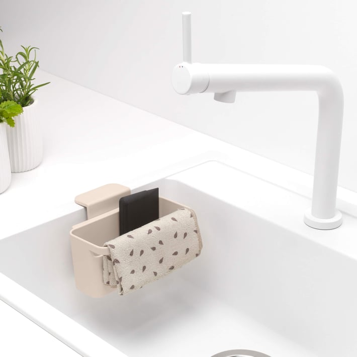 Lavete din microfibră Brabantia SinkSide Soft Beige, 2 bucăți