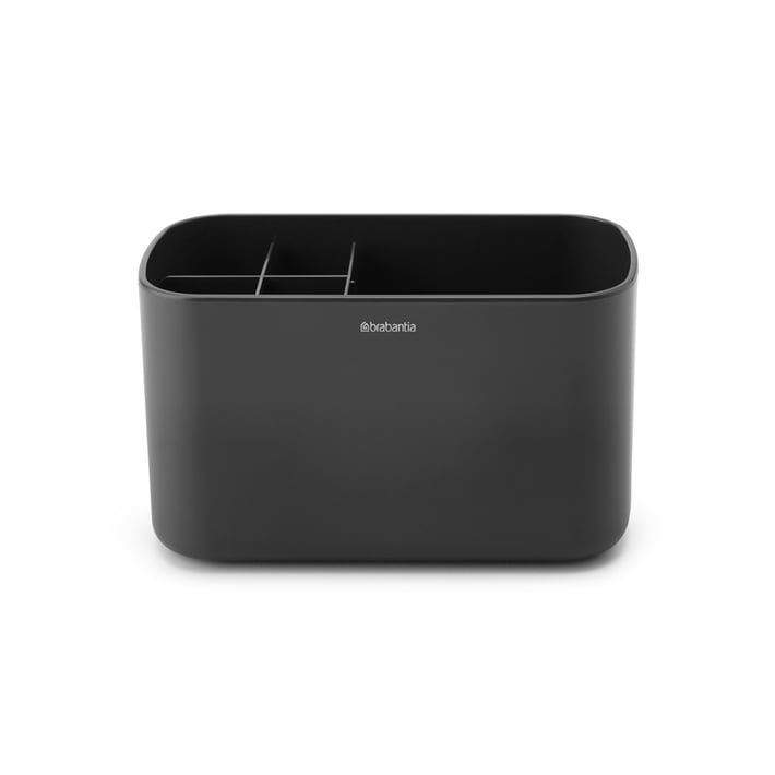 Кутия за аксесоари за баня Brabantia ReNew Dark Grey