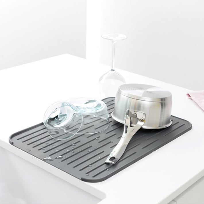 Силиконова подложка за съдове Brabantia 33х44cm, Dark Grey