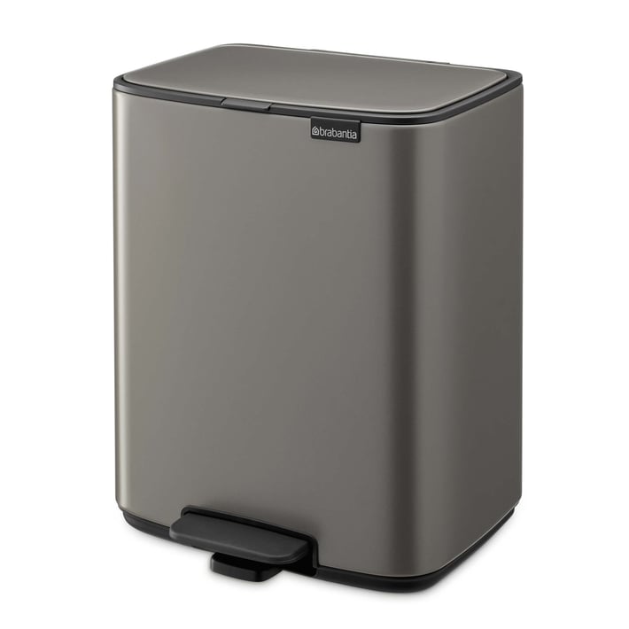 Кош за смет Brabantia Bo Pedal 12L, Platinum