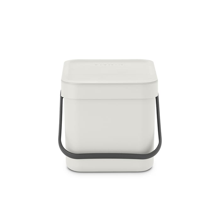 Кош за смет за разделно събиране Brabantia Sort&Go 6L, Light Grey