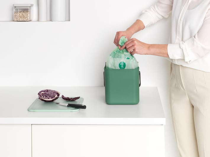 Кош за смет за разделно събиране Brabantia Sort&Go 6L, Fir Green