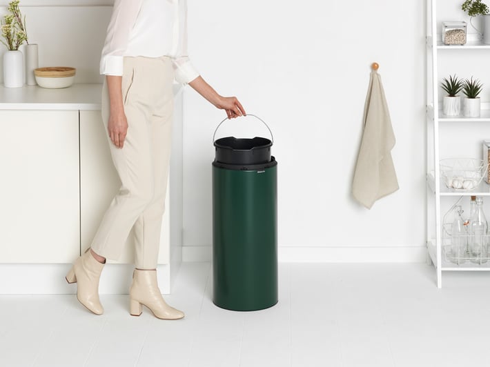 Кош за смет Brabantia Touch Bin New 30L, Pine Green