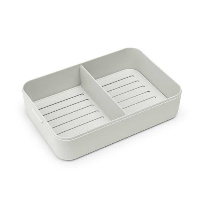 Кутия за обяд Brabantia Make&Take 2L, Light Grey, с разделители