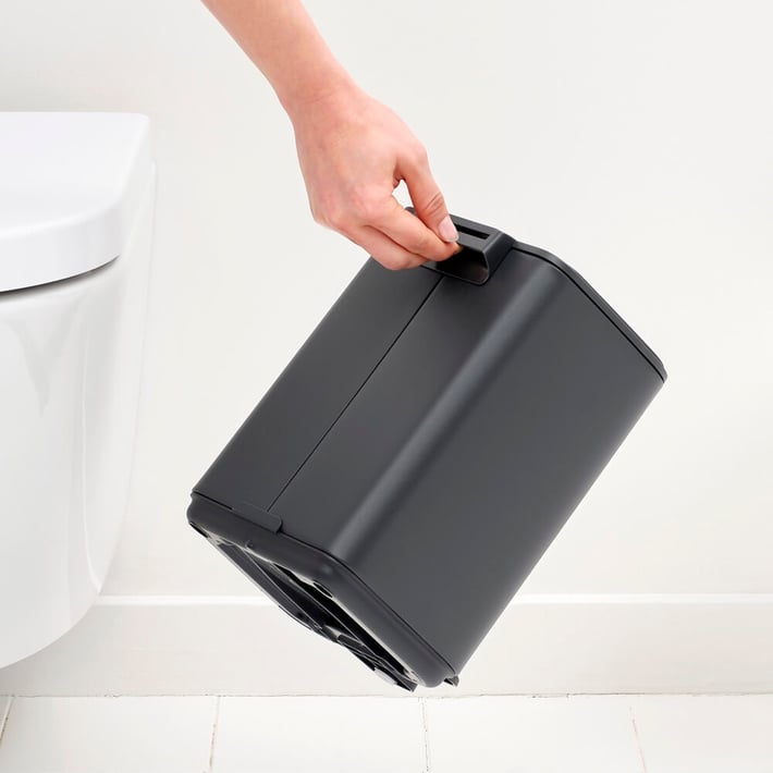 Coș de gunoi Brabantia Bo Pedal 4L, Mineral Infinite Grey