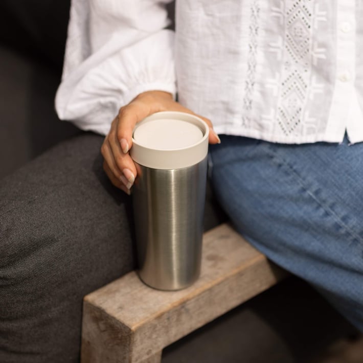 Insulated Cup Brabantia Make & Take 0.36L, Soft Beige, Medium