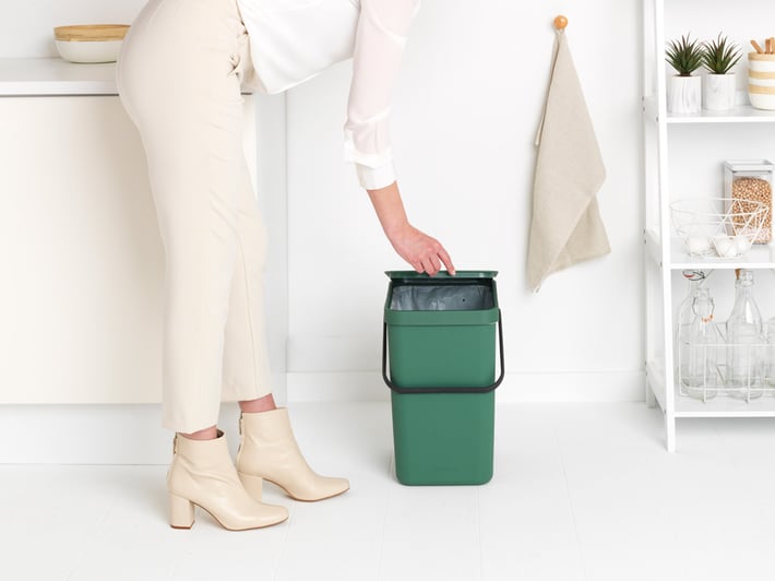 Кош за смет за разделно събиране Brabantia Sort&Go 25L, Fir Green