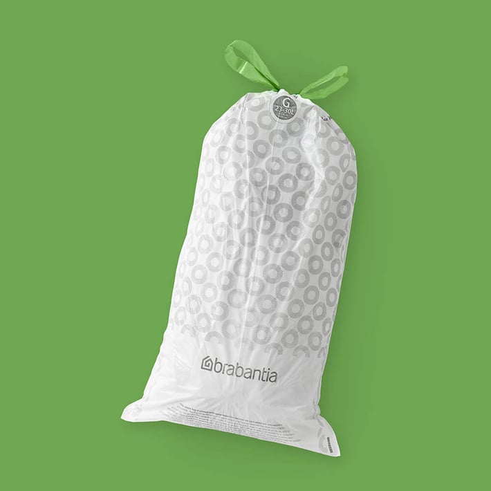 Торба за кош Brabantia PerfectFit NewIcon/Touch размер G, 23-30L, 10 броя, ролка