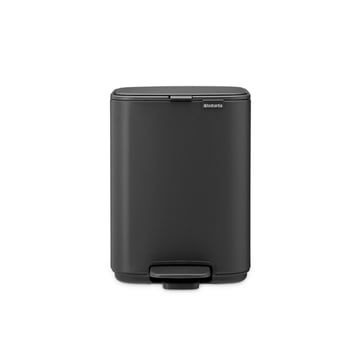 Waste Bin Brabantia Bo Pedal 4L, Mineral Infinite Grey