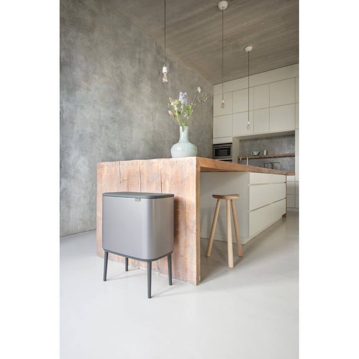 Кош за смет Brabantia Bo Touch 11/23L, Platinum