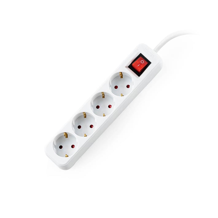 Разклонител с ключ, 4G, 1.5mm2,  1.5m дължина