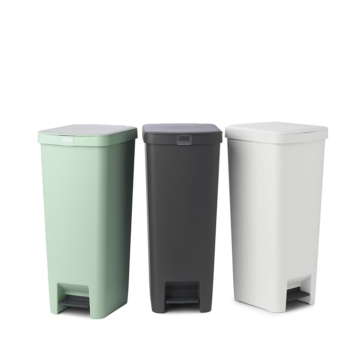 Кош за смет с педал Brabantia StepUp 40L, Light Grey