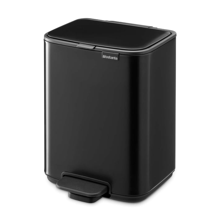 Кош за смет Brabantia Bo Pedal 4L, Matt Black