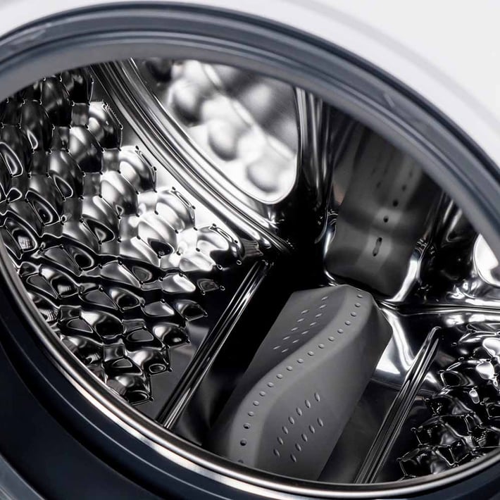 Промо-комплект Инверторна пералня Muhler IWM7120MWA, 7kg + Керамична парна ютия SI-2730C, 2600W